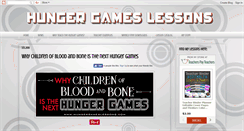 Desktop Screenshot of hungergameslessons.com